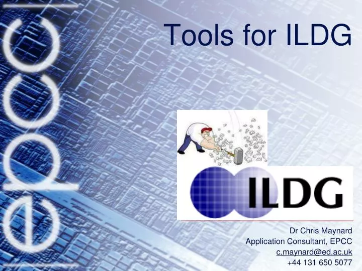 tools for ildg