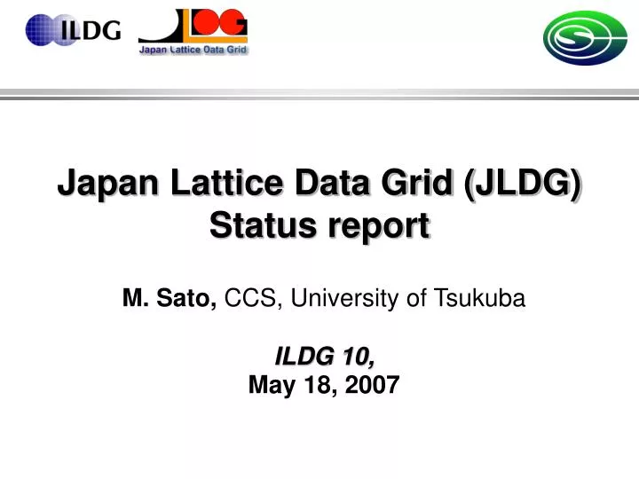 japan lattice data grid jldg status report