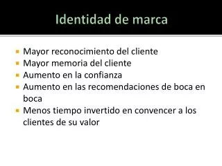 identidad de marca
