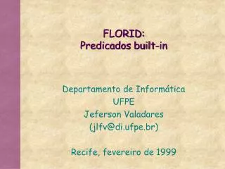 florid predicados built in