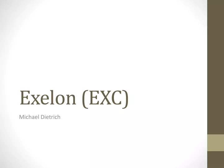 exelon exc