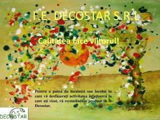 f e decostar s r l