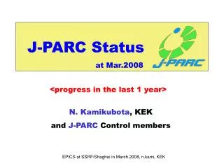 J-PARC Status