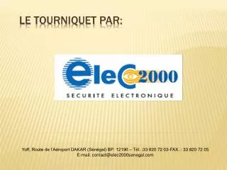 le tourniquet par