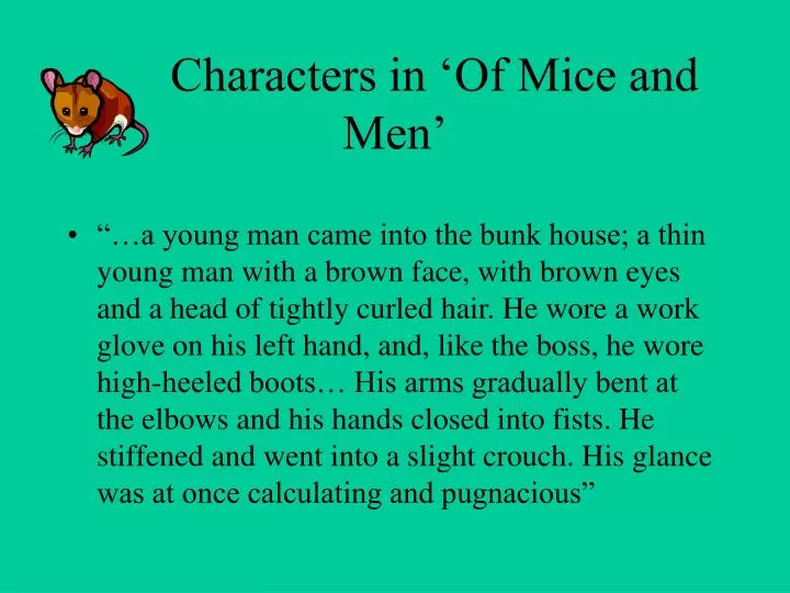 characters in of mice and men