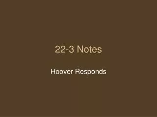 22-3 Notes