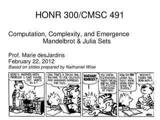 HONR 300/CMSC 491