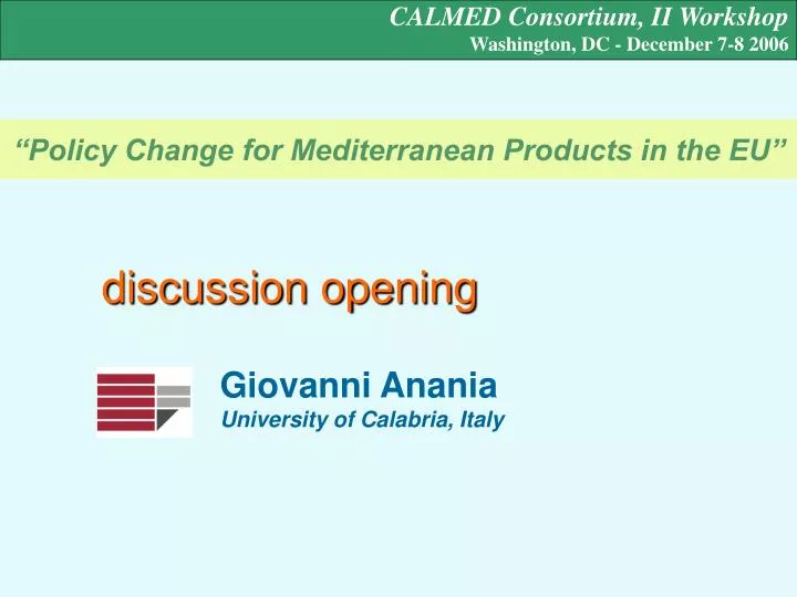 policy change for mediterranean products in the eu