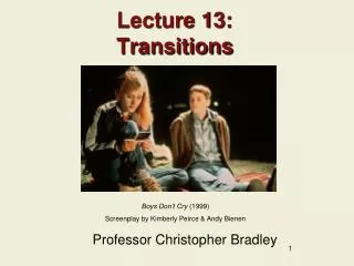 Lecture 13: Transitions