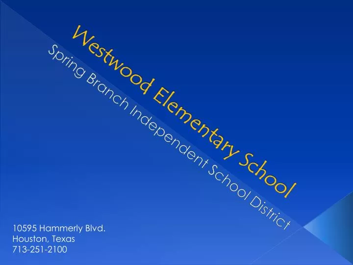 westwood elementary school