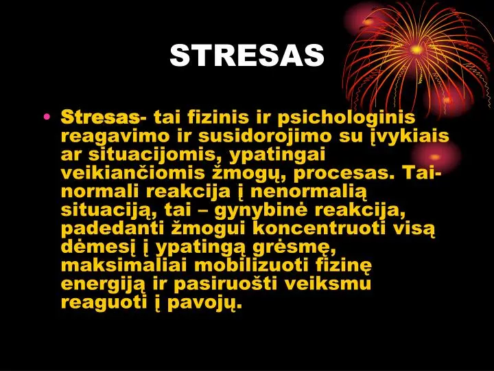 stresas