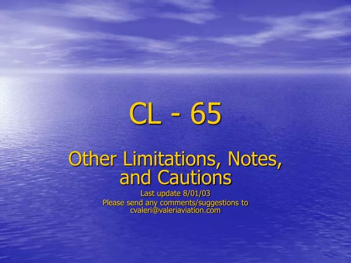 cl 65