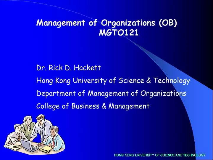 management of organizations ob mgto121