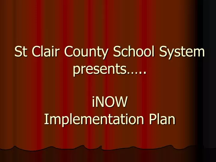 st clair county school system presents