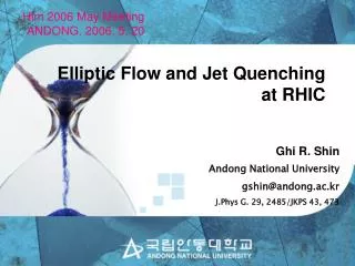 Elliptic Flow and Jet Quenching at RHIC