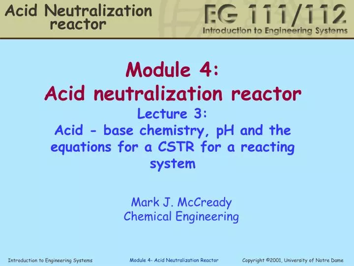 acid neutralization reactor