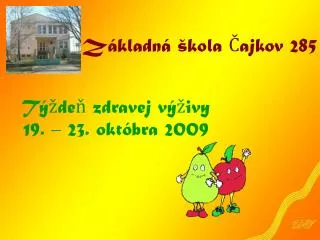 z kladn kola ajkov 285