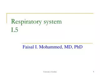Respiratory system L5