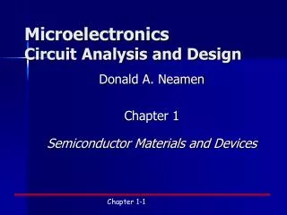 Microelectronics Circuit Analysis and Design