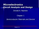 Microelectronics Circuit Analysis and Design - slide 1
