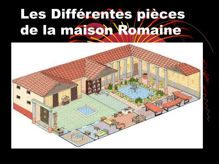 les diff rentes pi ces de la maison romaine