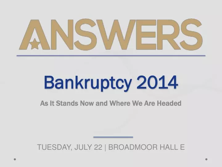 bankruptcy 2014