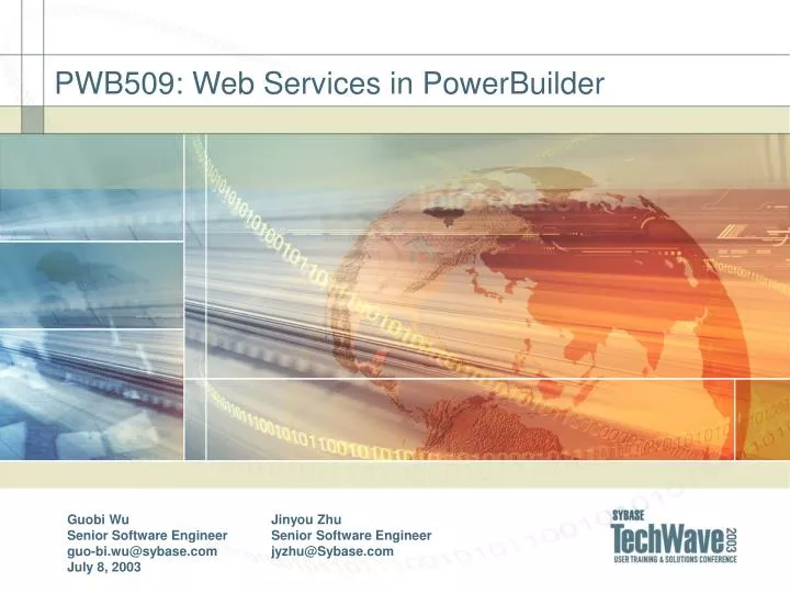 pwb509 web services in powerbuilder