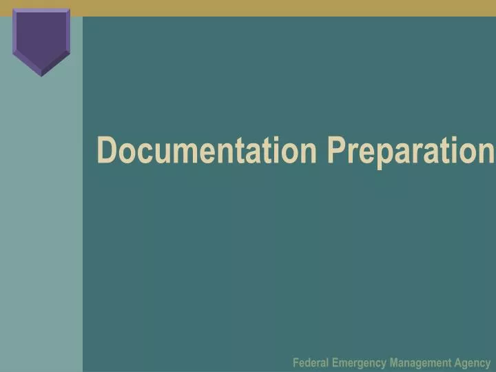 documentation preparation