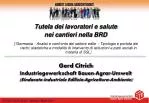 Tutela dei lavoratori e salute nei cantieri nella BRD - slide 1