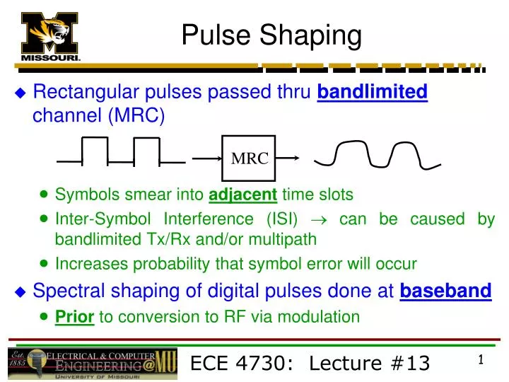 pulse shaping