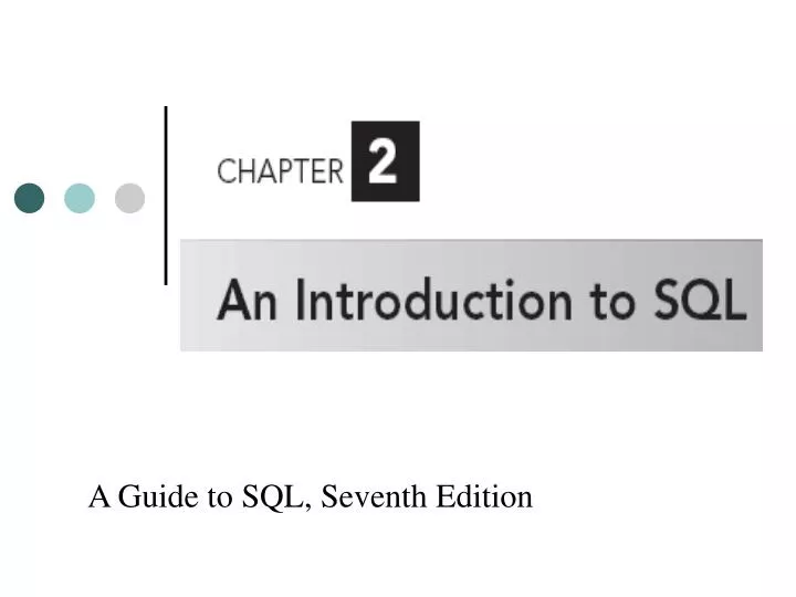 a guide to sql seventh edition