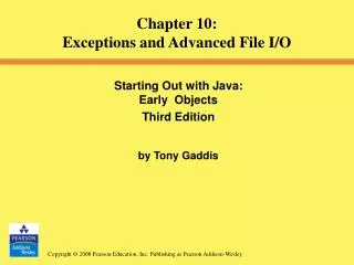 Starting Out with Java: Early Objects Third Edition by Tony Gaddis