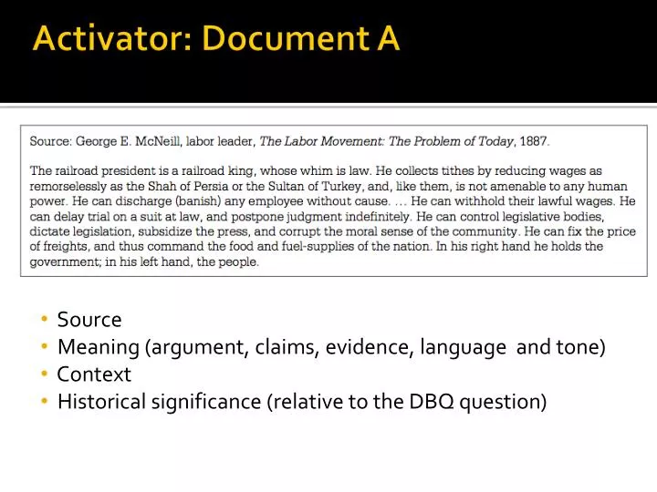 activator document a