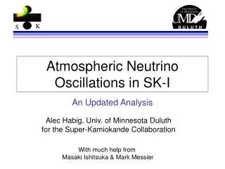 Atmospheric Neutrino Oscillations in SK-I