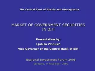 The Central Bank of Bosnia and Herzegovina