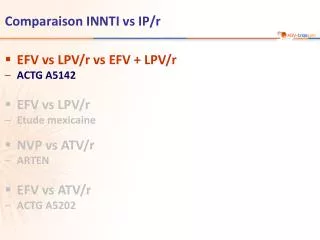 Comparaison INNTI vs IP/r