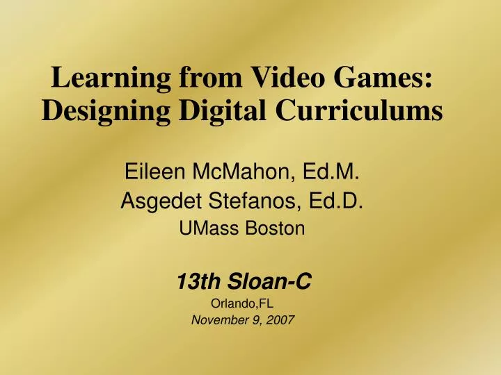 learning from video games designing digital curriculums