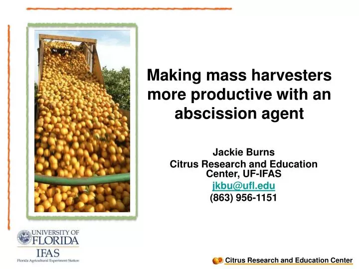 making mass harvesters more productive with an abscission agent