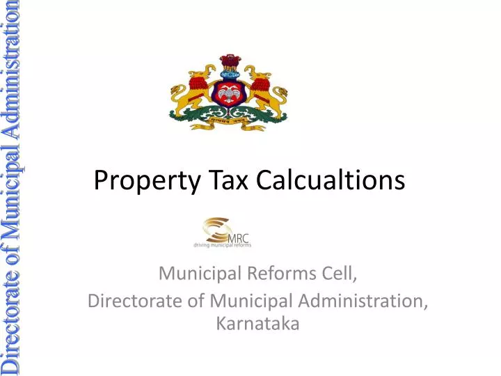property tax calcualtions