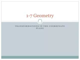 1-7 Geometry