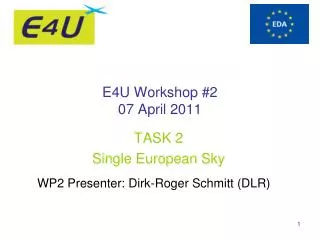 E4U Workshop #2 07 April 2011