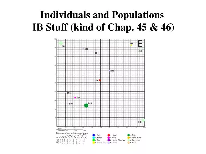 individuals and populations ib stuff kind of chap 45 46
