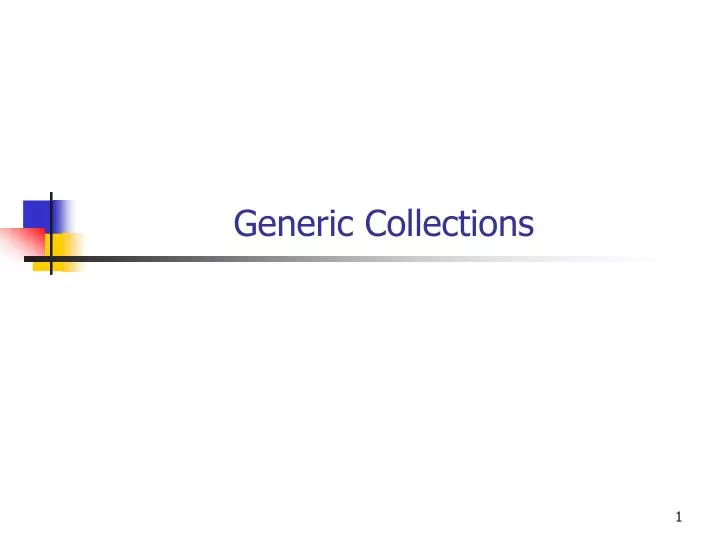 generic collections