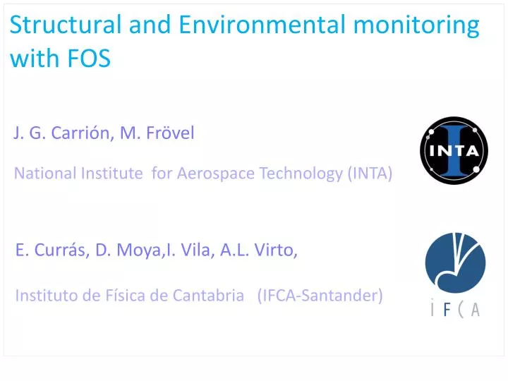 structural and environmental monitoring with fos