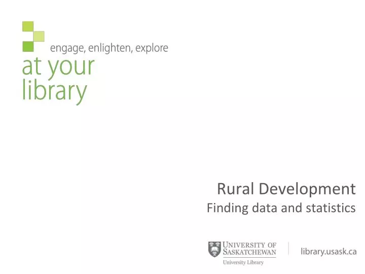 rural development finding data and statistics