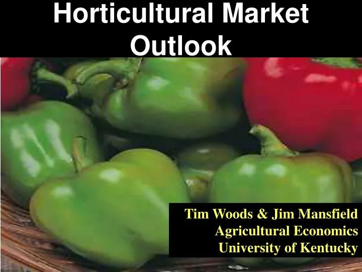 horticultural market outlook