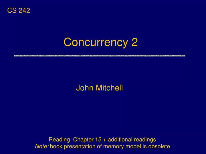 concurrency 2