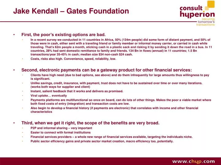 jake kendall gates foundation