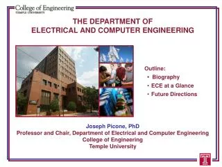 THE DEPARTMENT OF ELECTRICAL AND COMPUTER ENGINEERING