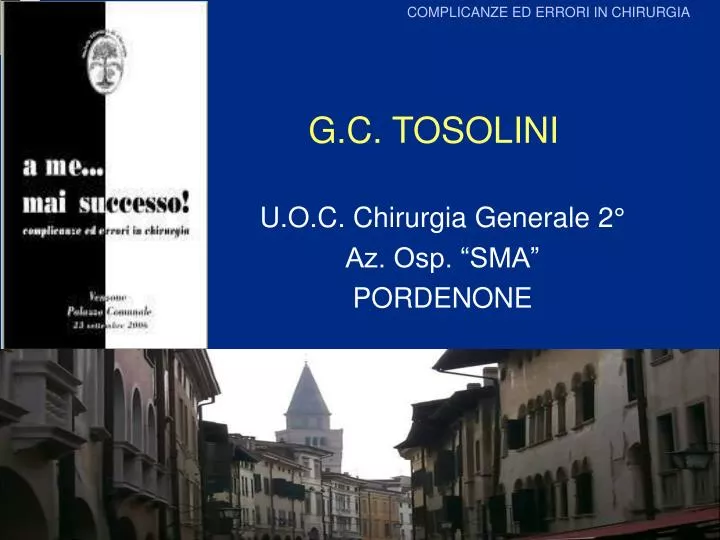 g c tosolini